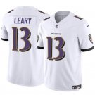 Any Size Baltimore Ravens Devin Leary White 2023 F.U.S.E. Football Jersey