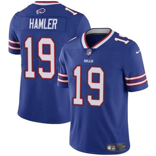 Any Size Buffalo Bills KJ Hamler Blue 2024 Vapor Untouchable Limited Jersey