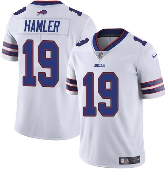 Any Size Buffalo Bills KJ Hamler White 2024 Vapor Untouchable Limited Jersey