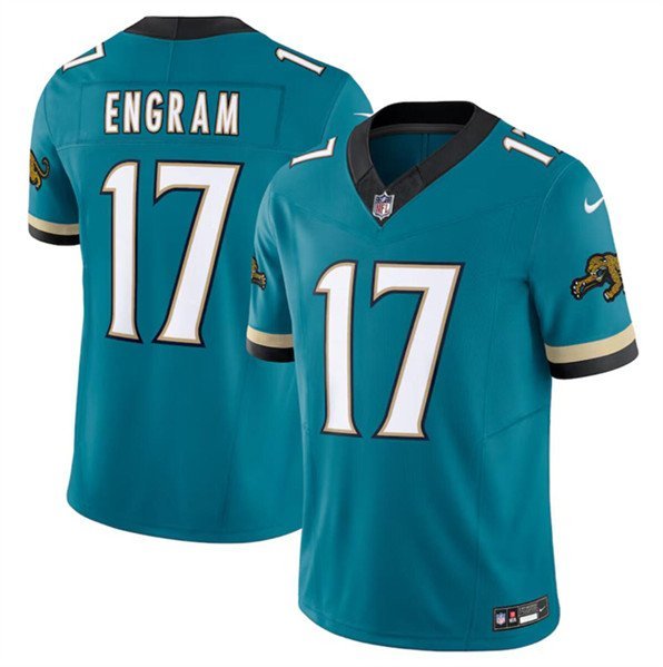 Any Size Jaguars Evan Engram Teal 2024 F.U.S.E. Prowler Throwback Limited Football Jersey