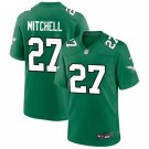 Any Size Philadelphia Eagles Quinyon Mitchell Green Limited Football Stitched Game Jersey