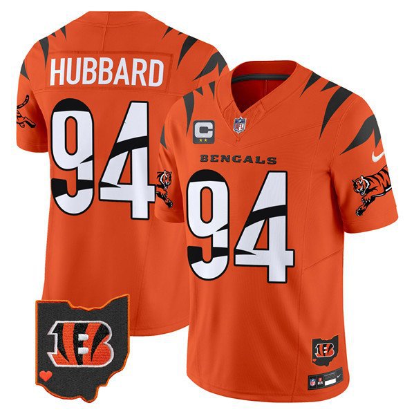 Any Sizes Cincinnati Bengals Sam Hubbard Orange F.U.S.E. Special Vapor Football Jersey