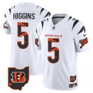 Any Sizes Cincinnati Bengals Tee Higgins White F.U.S.E. Special Vapor Football Jersey