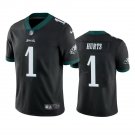 Men & Youth #1 Jalen Hurts Philadelphia Eagles Color Rush Limited Black Jersey
