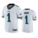 Men & Youth #1 Jalen Hurts Philadelphia Eagles Color Rush Limited White Jersey