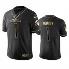 Men & Youth #1 Kyler Murray Arizona Cardinals Black Golden Edition Jersey
