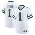 Men & Youth #1 Sauce Gardner New York Jets Legacy White Jersey