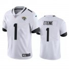 Men & Youth #1 Travis Etienne Jacksonville Jaguars Color Rush Limited White Jersey