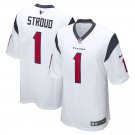 Men & Youth #1 Will Anderson Jr. Houston Texans White Stitched Jersey