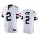 Men & Youth #2 D.J. Moore Chicago Bears Color Rush Vapor Limited Classic White Jersey