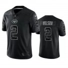Men & Youth #2 Zach Wilson New York Jets Black Reflective Limited Jersey