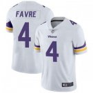 Men & Youth #4 Brett Favre Minnesota Vikings Color Rush Limited White Jersey