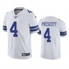 Men & Youth #4 Dak Prescott Dallas Cowboys Color Rush Limited White Jersey__2222
