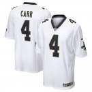 Men & Youth #4 Derek Carr New Orleans Saints Game White Jersey