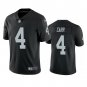 Men & Youth #4 Derek Carr Raiders Color Rush Limited Black Jersey