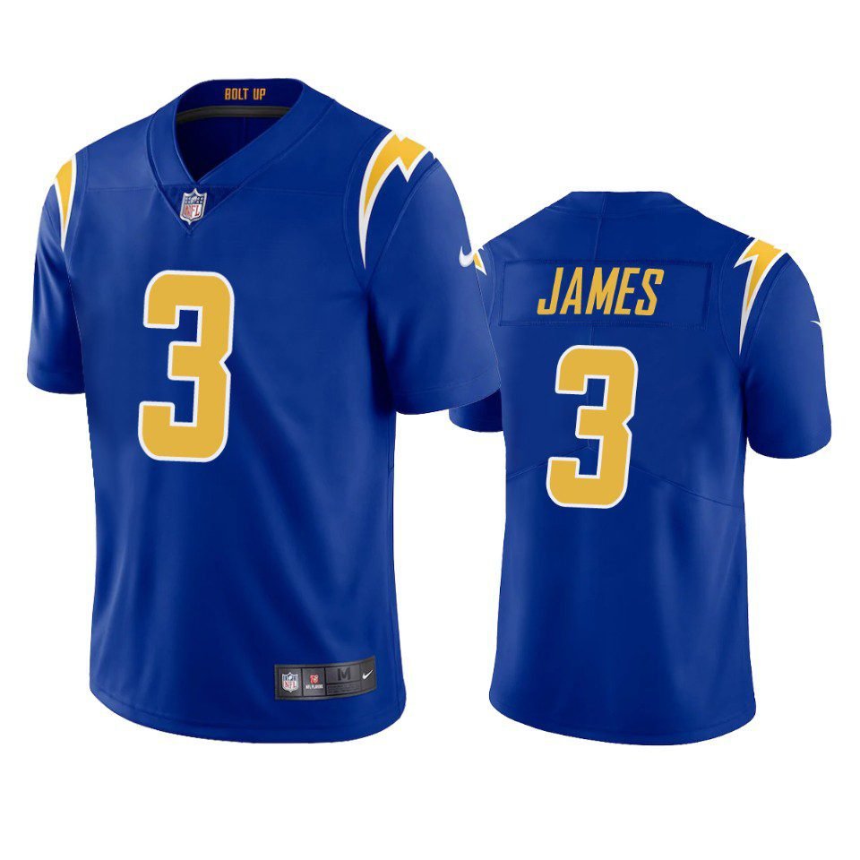 Men & Youth #3 Derwin James Los Angeles Chargers Color Rush Limited Blue Jersey
