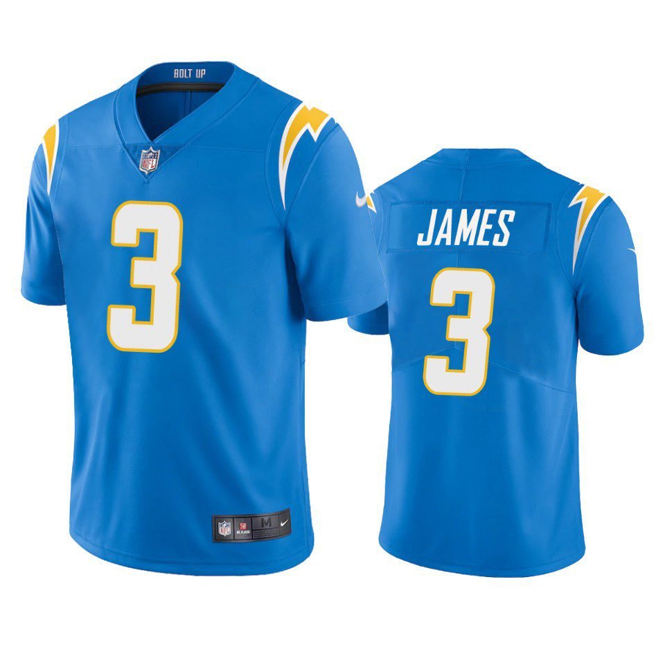 Men & Youth #3 Derwin James Los Angeles Chargers Color Rush Limited Powder Blue Jersey