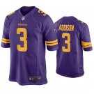 Men & Youth #3 Jordan Addison Minnesota Vikings Stitched Purple Game Jersey