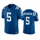 Men & Youth #5 Anthony Richardson Indianapolis Colts Color Rush Vapor Limited Blue Jersey