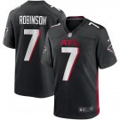 Men & Youth #7 Bijan Robinson Atlanta Falcons Black Game Jersey