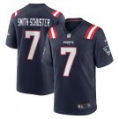 Men & Youth #7 JuJu Smith-Schuster New England Patriots Navy Blue Jersey