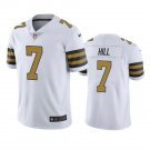 Men & Youth #7 Taysom Hill New Orleans Saints Color Rush Limited White Jersey__2029