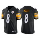 Men & Youth #8 Kenny Pickett Pittsburgh Steelers Color Rush Limited Black Jersey__2498