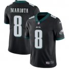 Men & Youth #8 Marcus Mariota Philadelphia Eagles Midnight Color Rush Black Jersey