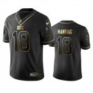 Men & Youth #8 Peyton Manning Indianapolis Colts Black Golden Edition Jersey