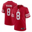 Men & Youth #8 Steve Young San Francisco 49ers Red Game Jersey