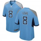 Men & Youth #8 Will Levis Tennessee Titans Light Blue Stitched Game Jersey