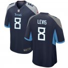 Men & Youth #8 Will Levis Tennessee Titans Navy Blue Stitched Game Jersey