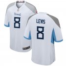 Men & Youth #8 Will Levis Tennessee Titans White Stitched Game Jersey