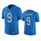 Men & Youth #9 Jameson Williams Detroit Lions Color Rush Limited Blue Jersey