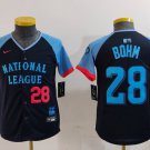 All Size Phillies Alec Bohm National League Navy 2024 All-Star Game Jersey