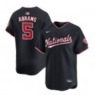 All Size Washington Nationals CJ Abrams Navy 2024 Alternate Limited Stitched Jersey