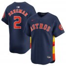 Any Size Astros Alex Bregman 2024 Alternate Baseball Jersey Navy