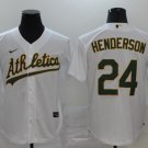 Any size Athletics Rickey Henderson cool Base Jersey white