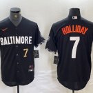 Any Size Baltimore Orioles Jackson Holliday Number Black 2023 City Connect Jersey