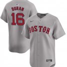 Any Size Boston Red Sox Jarren Duran Grey 2024 Away Stitched Baseball Jersey