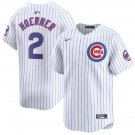 Any Size Chicago Cubs Nico Hoerner White 2024 Home Limited Stitched Baseball Jersey