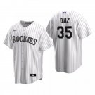 Any Size Colorado Rockies Elias Diaz White Cool Baseball Jersey