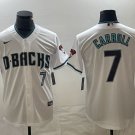 Any Size Diamondbacks Active Corbin Carroll White 2024 Cool Base Jersey