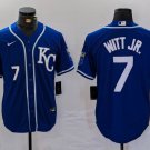 Any Size Kansas City Royals Bobby Witt Jr. Number Royal Cool Baseball Jersey