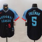 Any Size Los Angeles Dodgers Freddie Freeman Number Navy 2024 All Star Jersey