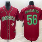 Any Size Mexico Baseball Randy Arozarena 2023 Red World Classic Jersey