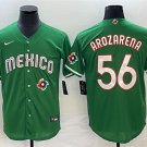 Any Size Mexico Rays Randy Arozarena 2023 Green World Classic Jersey