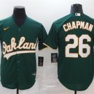 Any Size Oakland Athletics Matt Chapman cool Base Jersey green