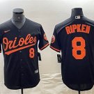 Any Size Orioles Cal Ripken Cool Baseball Jersey Black