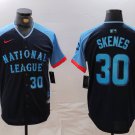 Any Size Pittsburgh Pirates Paul Skenes Number Navy 2024 All Star Jersey